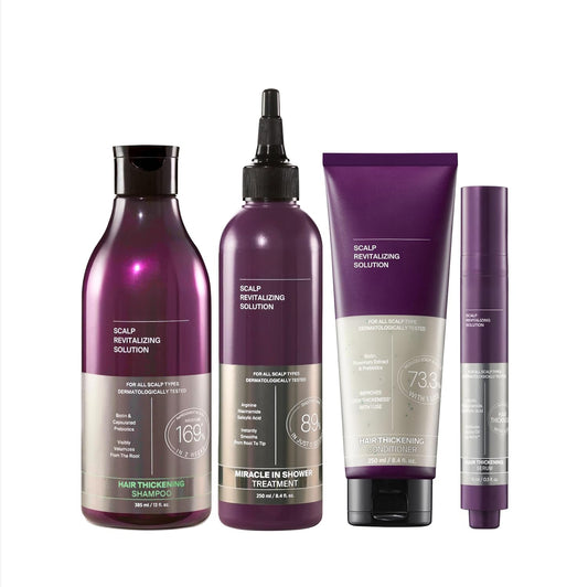 Doctor G. Thickening Serum, Shampoo, Conditioner, and Scalp Treatment Set for Hair Loss